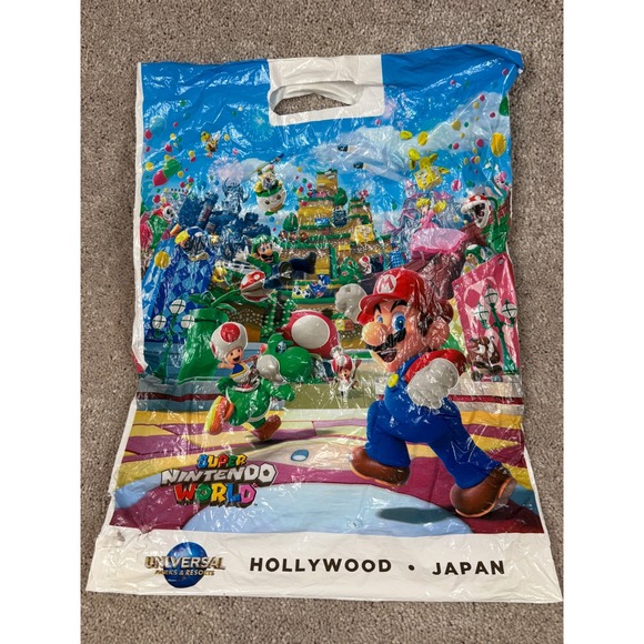 Super Nintendo World Power Up Band Princess Daisy and Toad Orange and bag - Picture 2 of 8